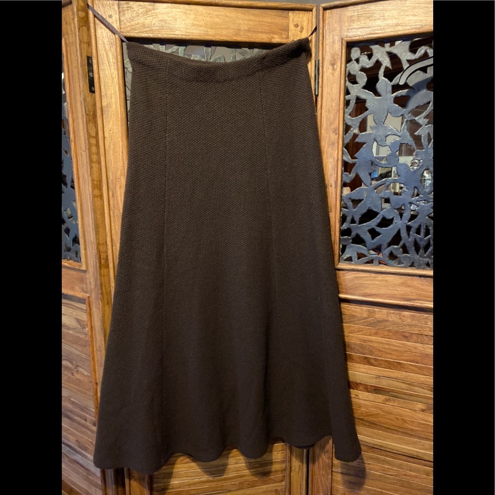 Vintage Ralph Lauren Lambswool Long Knit Skirt
